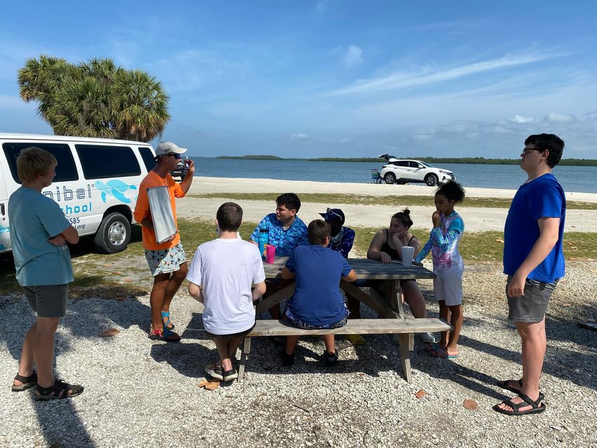This was the Moore Haven Middle High School group's fourth trip to the Sanibel Sea School.